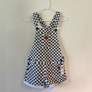 Overall shorts - checkers